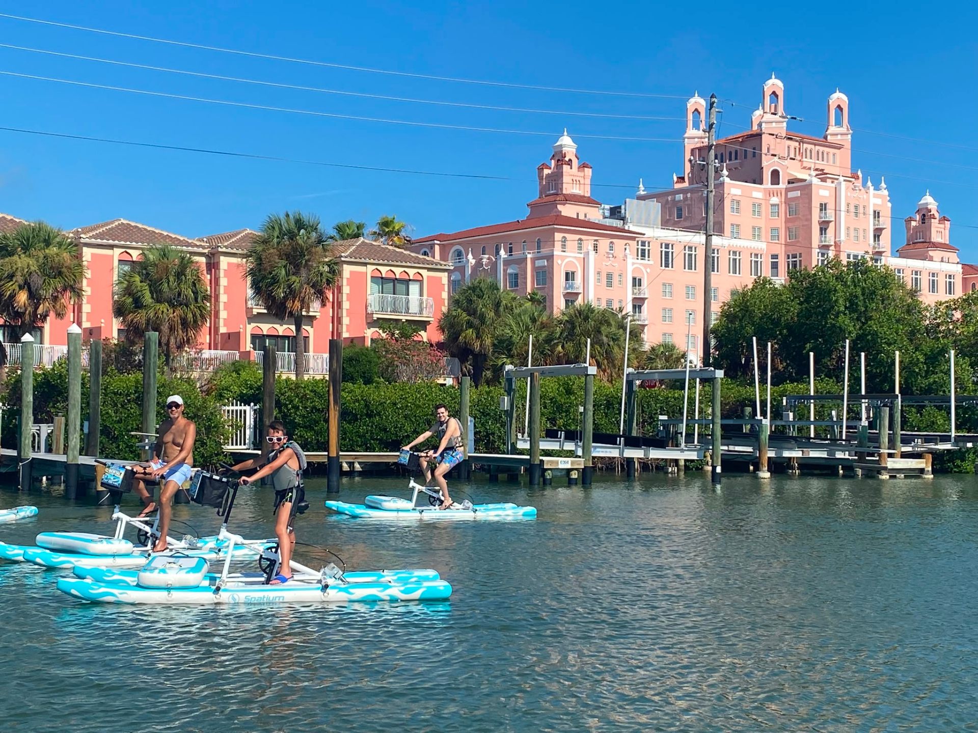 Water biking adventure in St. Pete Beach