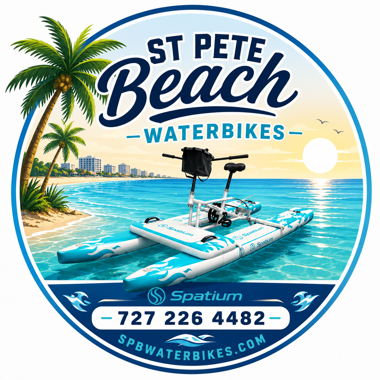 SPB Water Bikes logo
